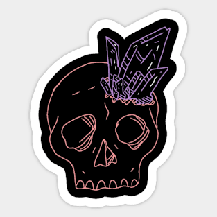 Crystal Skull Sticker